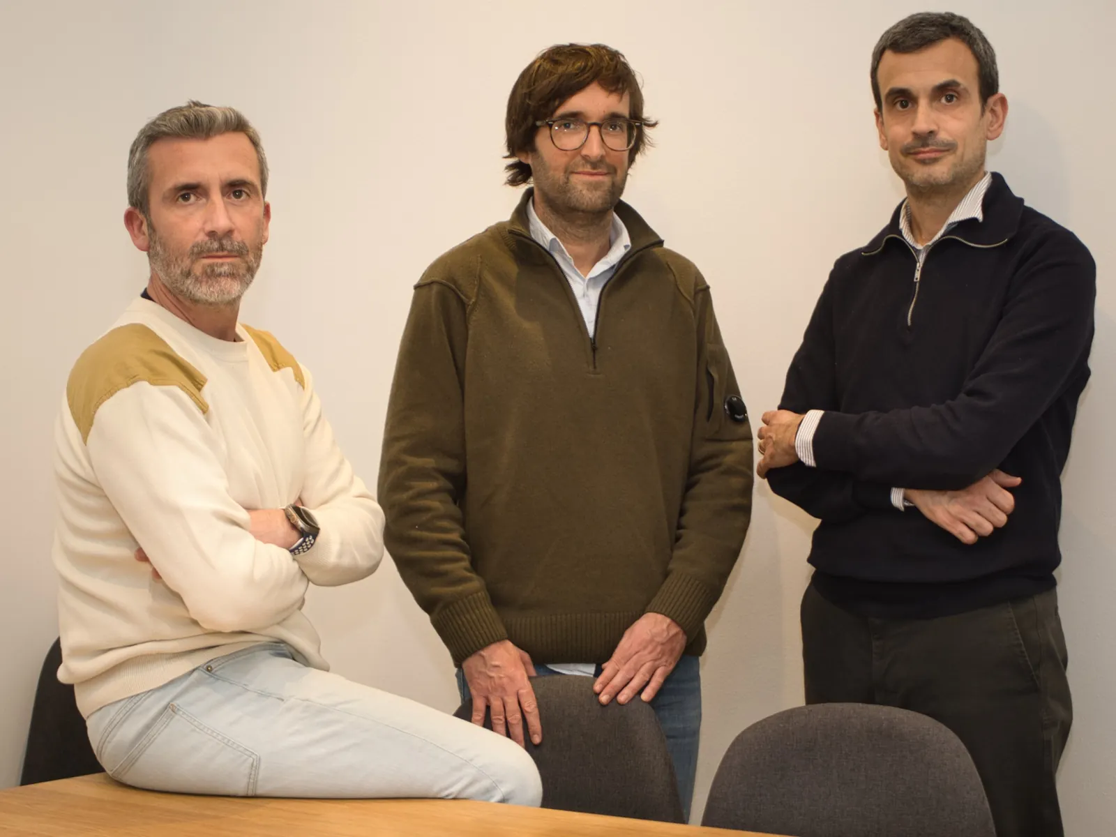 Josep Francesc Aran, Jorge López y Cristian Aran, socios de Optimum